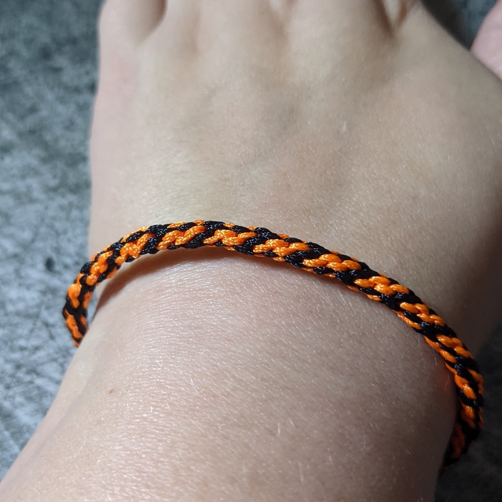 Handmade Kumihimo bracelet
